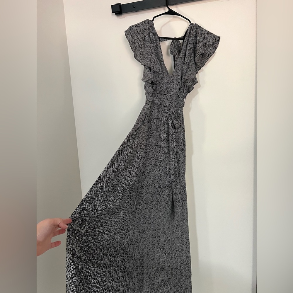 Black and white dress